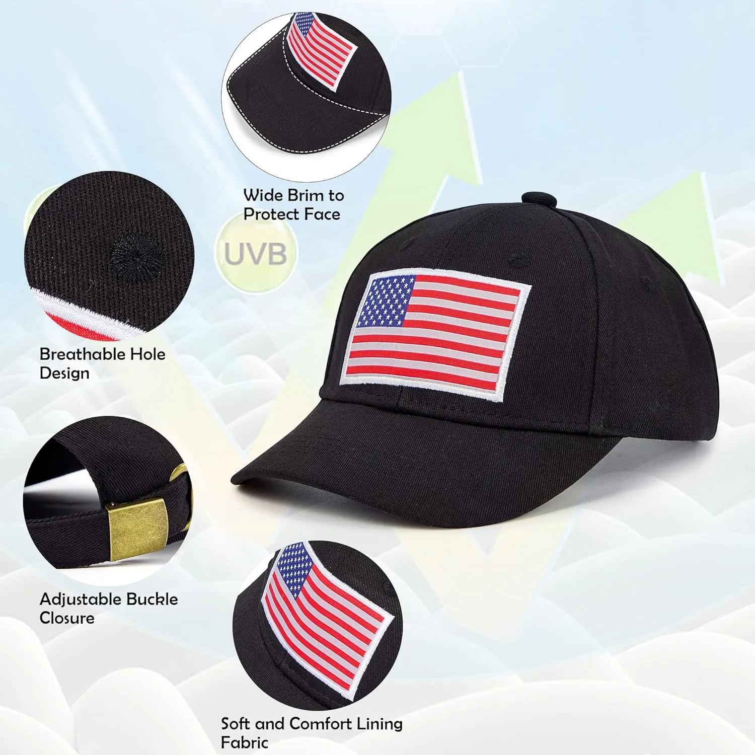 American Trends Toddler Baseball Hat for Toddler Boy Kids Adjustable Baseball Cap Camouflage Boys Hat
