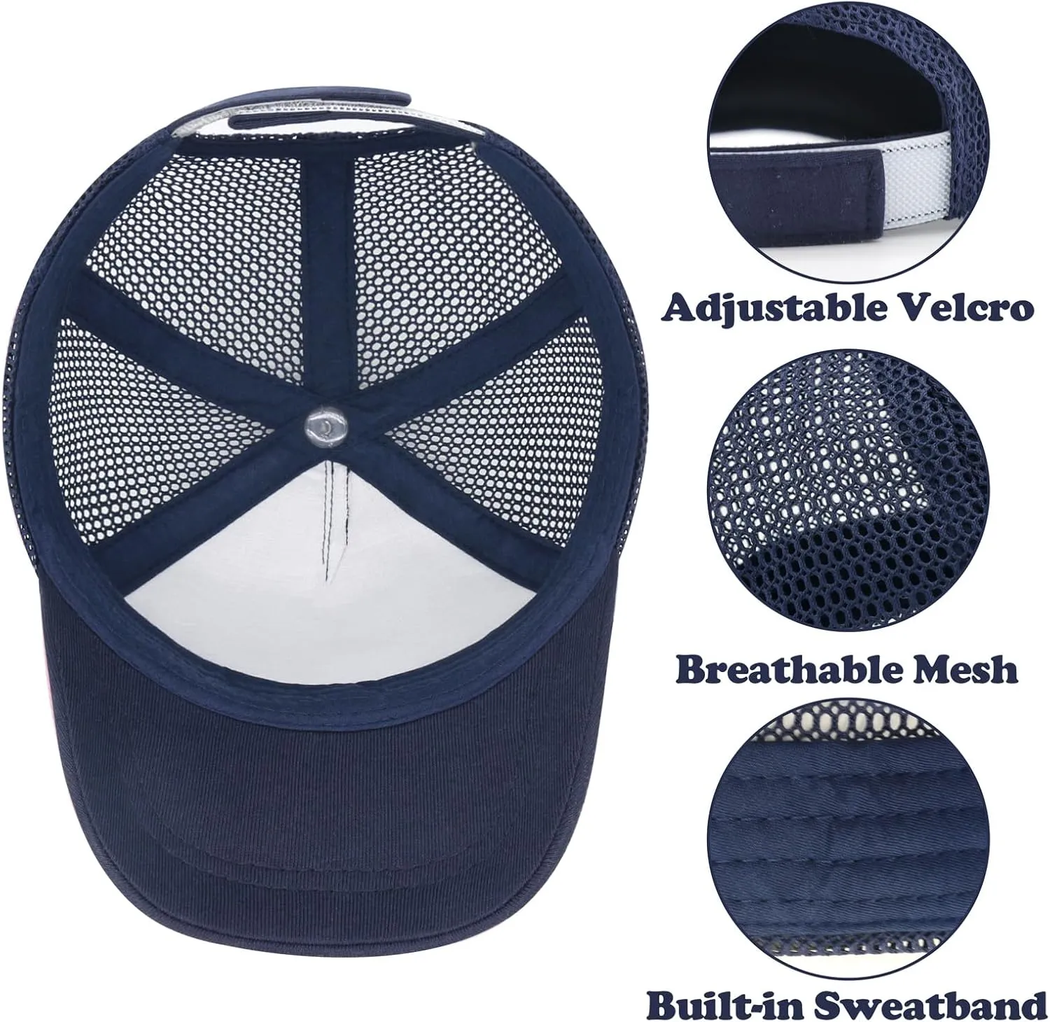 Baby Baseball Cap with Mesh Toddler Baseball Hat Infant Baseball Cap Baby Ball Cap Toddler Hat Kids Baseball Cap UPF 50 