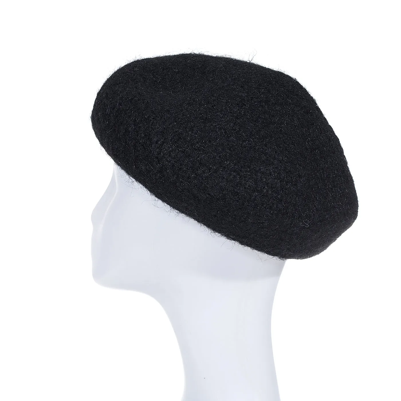 Beret Hat Black 1