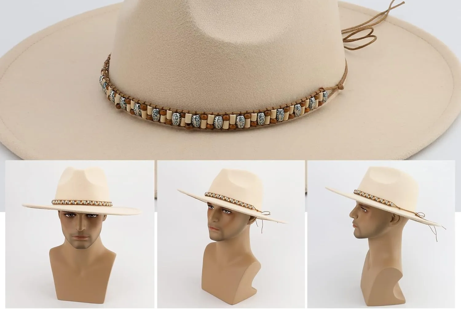 Big Wide Brim Women Fedora Hat