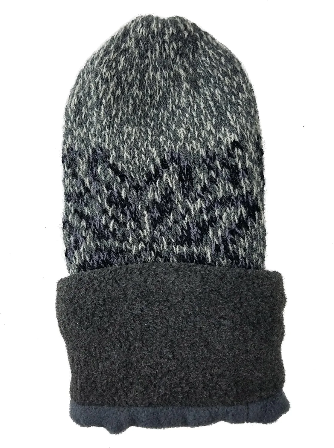 BRUCERIVER Mens Snowflake Knit Mittens with Warm Thinsulate Fleece Lining