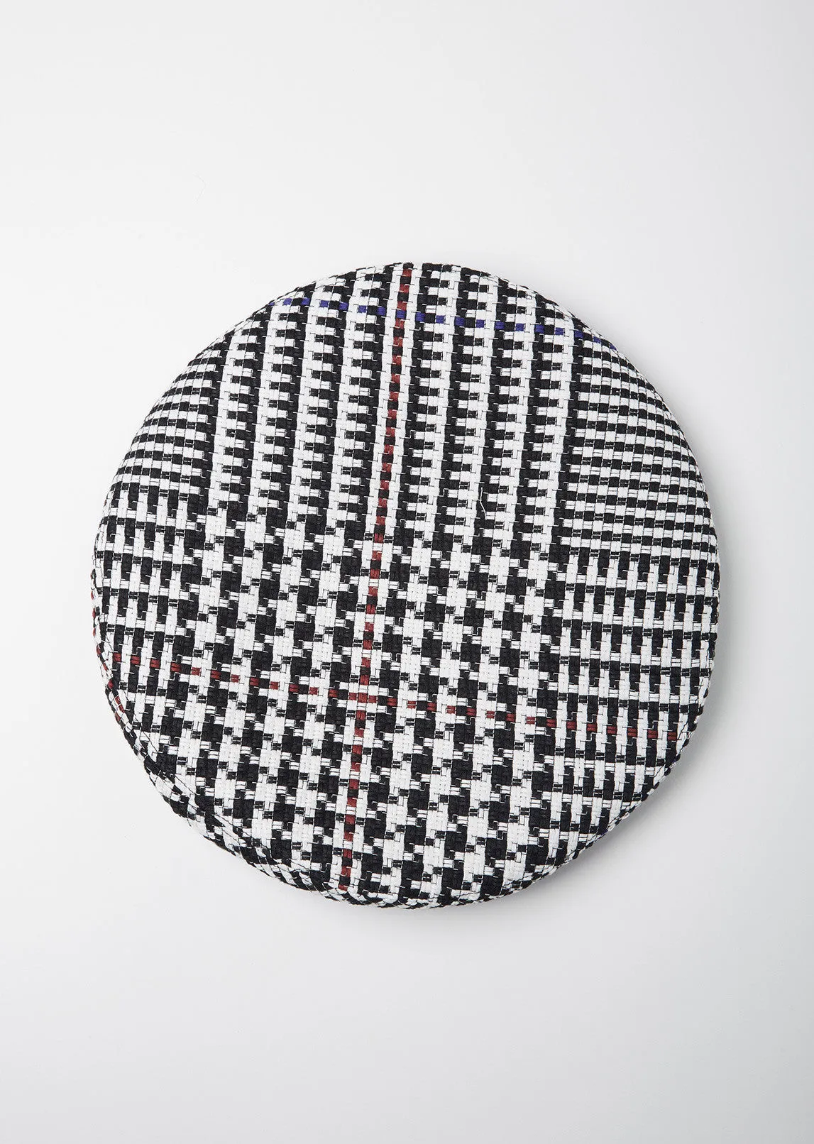 Cotton Check Beret