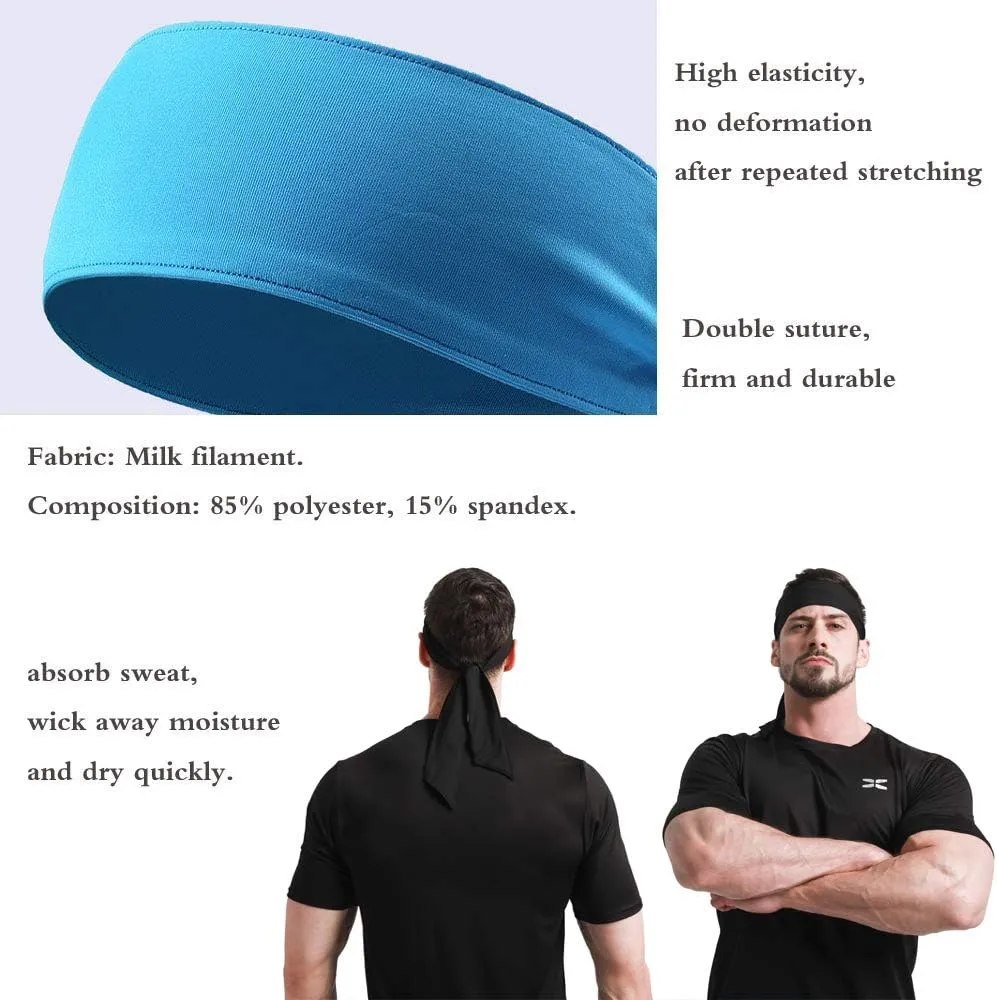 DEMIL Multifunctional Sports Stretchable Seamless Casual Headband Sweatband Magic Camo Scarf Balaclava Headwear Head Wrap