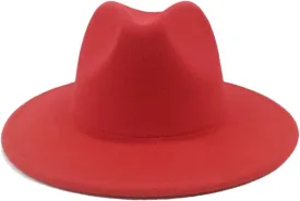 Dvbfufv Men's Women's Fedora Hat Men's Hat Men's Women's Panama Jazz Cap Men's Women's Fashion Wide Brim Fedoras Hat