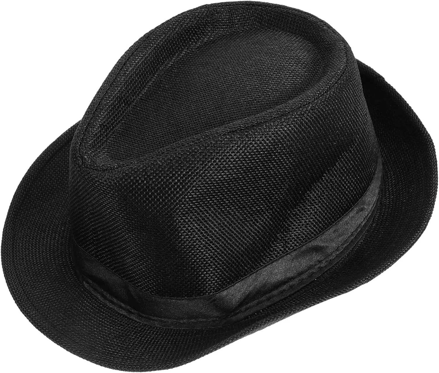 Fedora Hat for Boys and Stylish Dance Performance Hat Black Girth Lightweight and Elegant Design Outfit