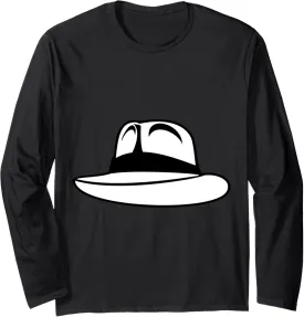 Fedora Hat Long Sleeve T-Shirt