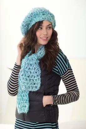 Fresh Air Beret & Scarf Set (Crochet)