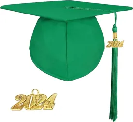 goprety Matte UNIS ex Graduation Cap with 13 Color Matched Tassel and 2025 Year Charm