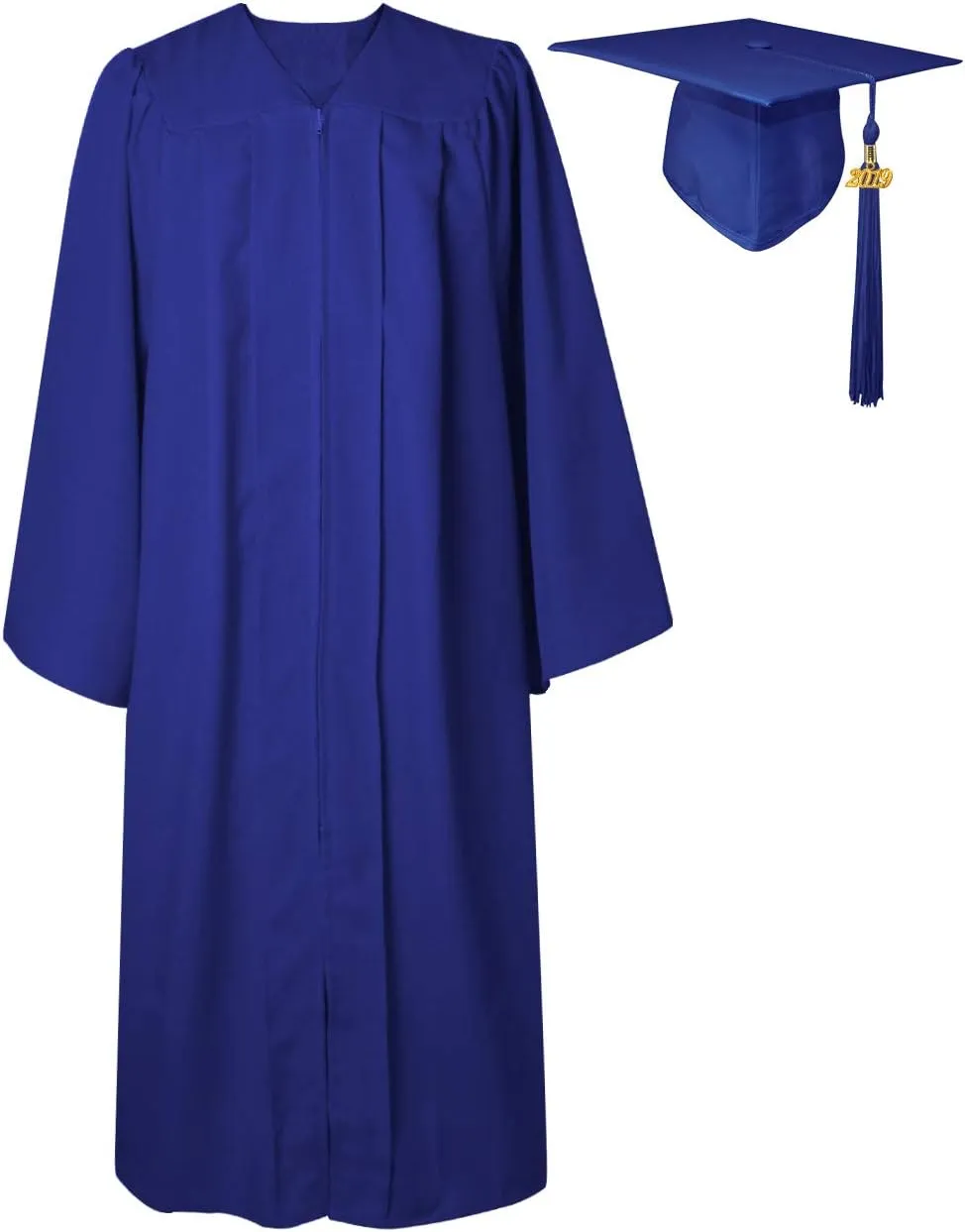 GraduatePro Matte Graduation Cap and Gown Class of 2025 Set Bulk with Tassel for High School & College 12 Colors