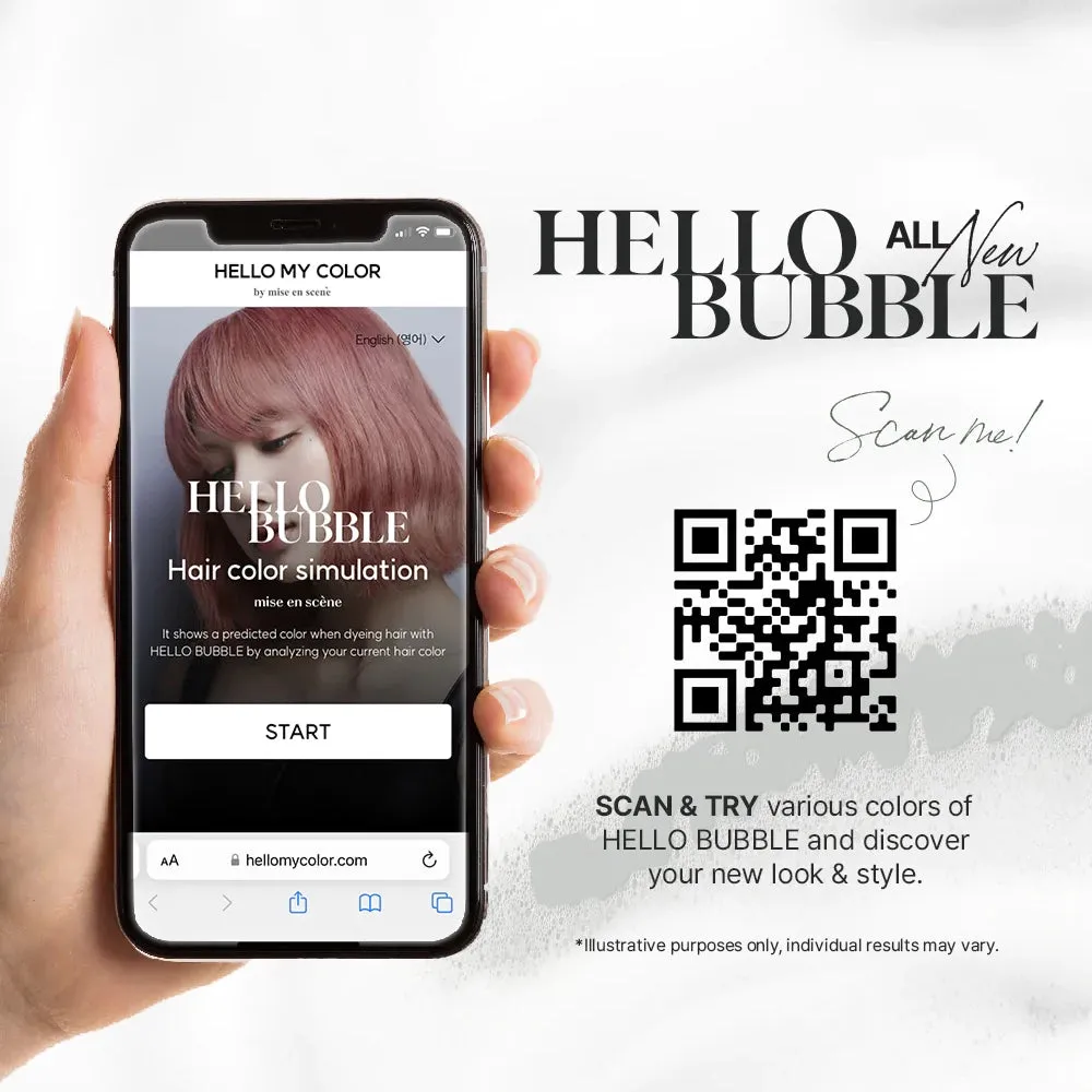 Hello Bubble Hair Colour [#7A Ash Taupe Grey]
