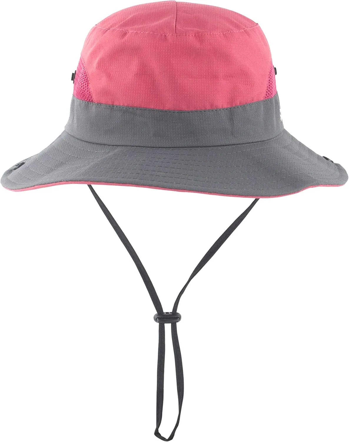 HGGE Kids Girls Sun Hat UV Protection Wide Brim Beach Cap with Ponytail Hole