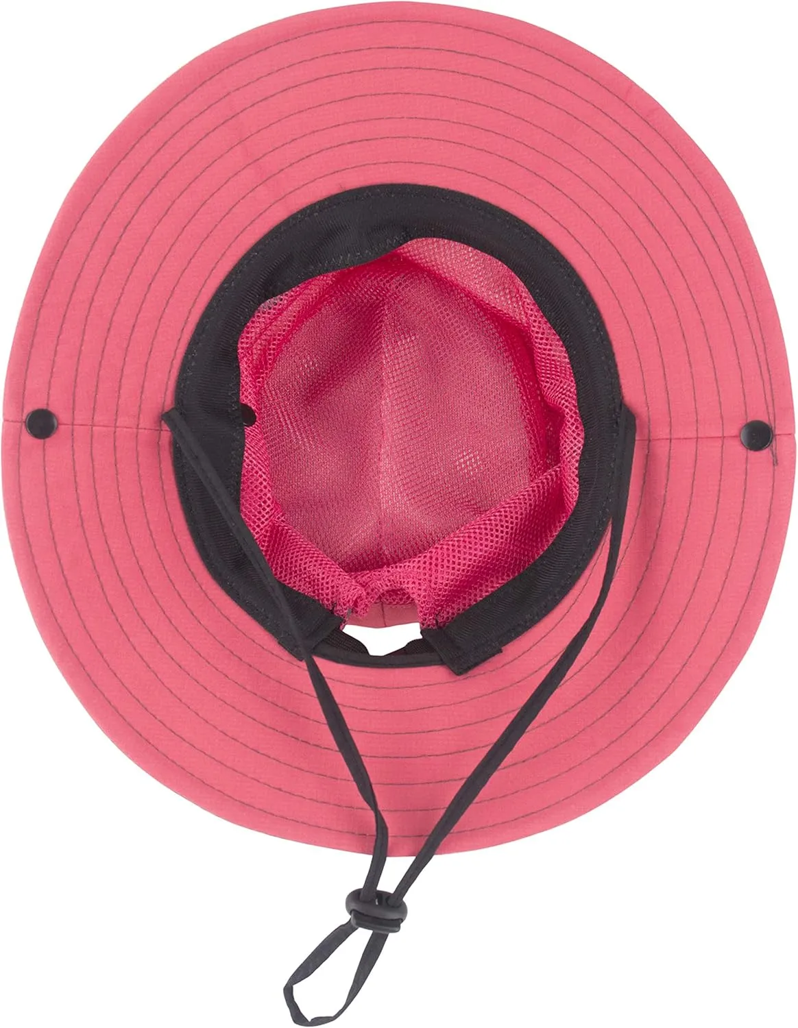 HGGE Kids Girls Sun Hat UV Protection Wide Brim Beach Cap with Ponytail Hole