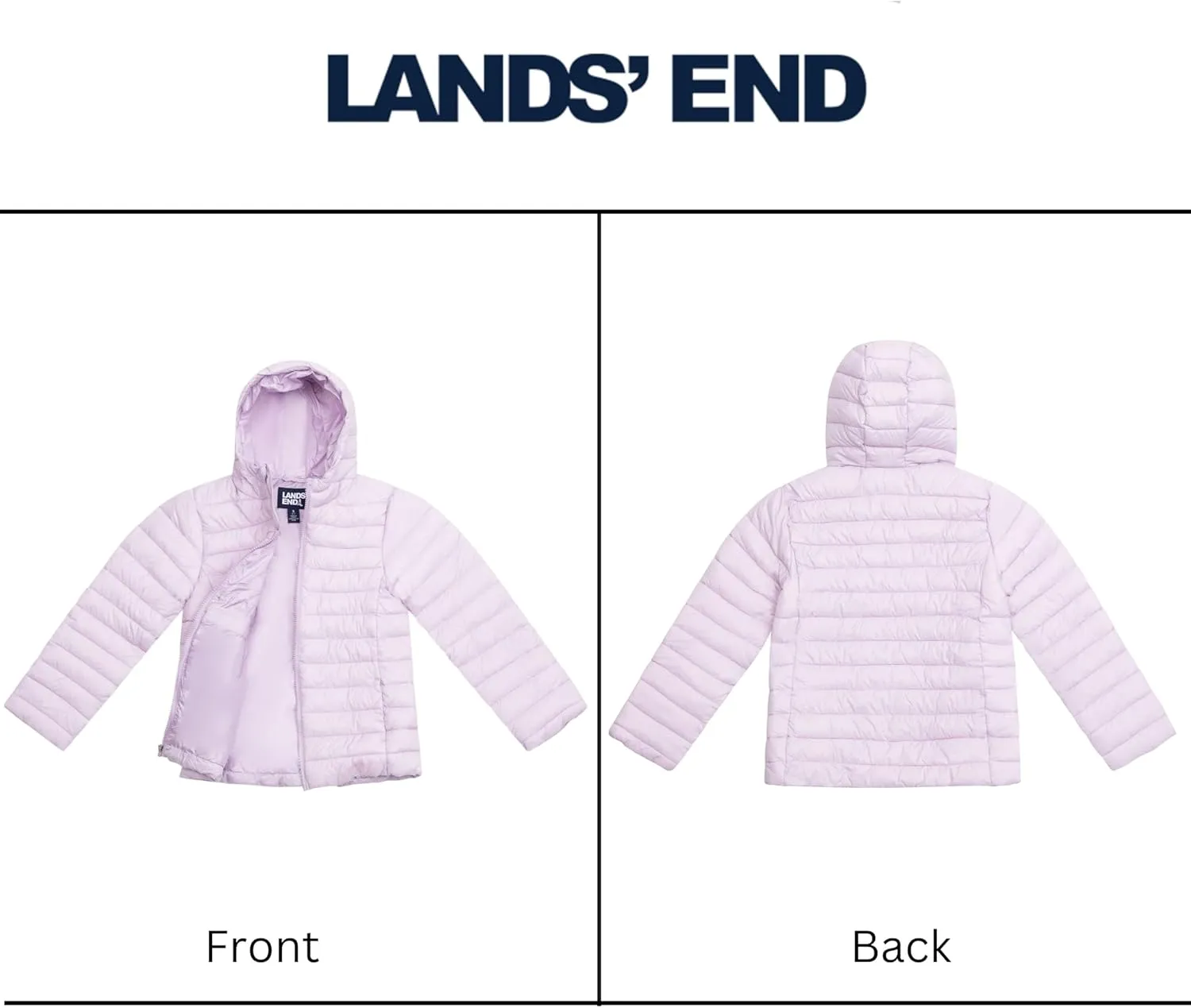 Lands' End Kids ThermoPlume Packable Hooded Jacket