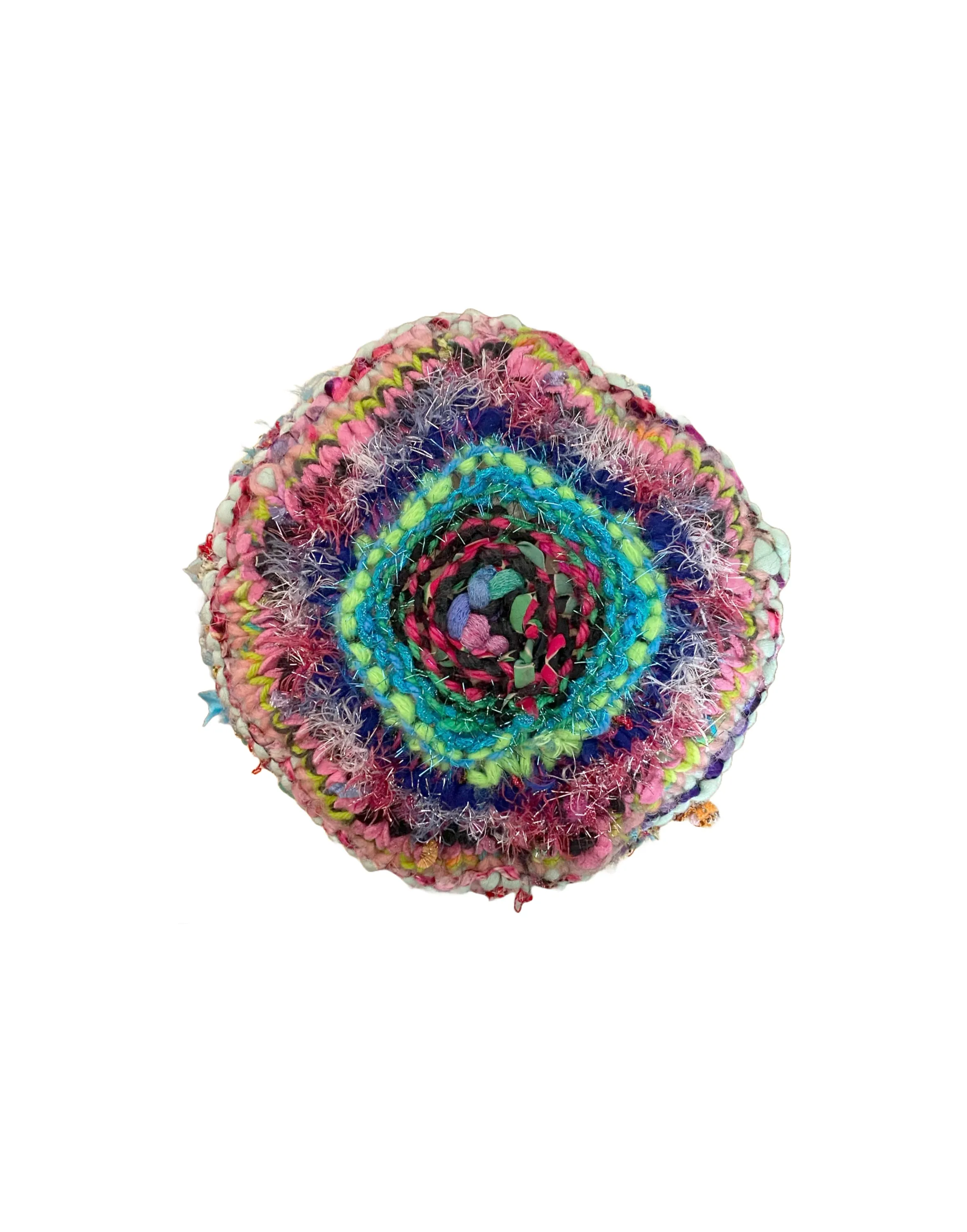 Multi Knitted Beret hat