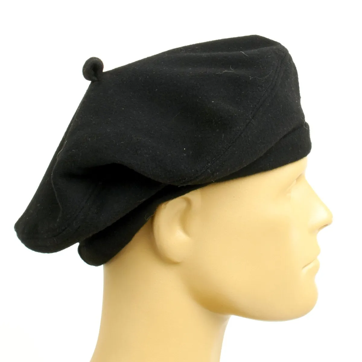 Original WWII RSI Italian Social Republic Black Brigades Beret
