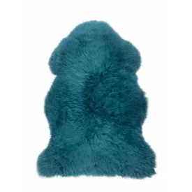 Tasman - XXL Turquoise Long Wool Rug - Australian Merino Sheepskin