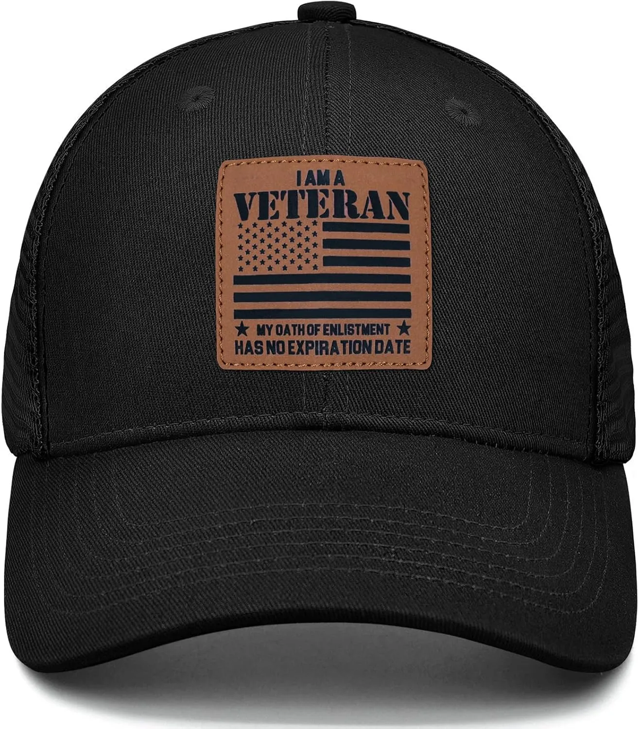 Unisex Adjustable Patriotic Veterans Baseball Cap Veteran Hats, Birthday, Father's Day and Veterans Day Gift for Men