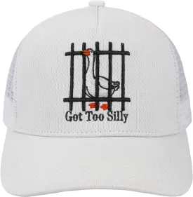 Unisex Trucker Adjustable Mesh Baseball Cap Dad Hat for Men Women Breathable Mesh Side with Stainless Steel Cap Buckle