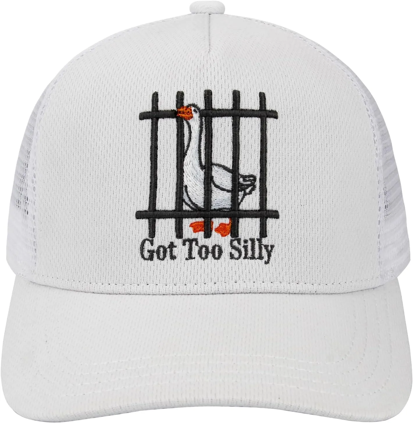Unisex Trucker Adjustable Mesh Baseball Cap Dad Hat for Men Women Breathable Mesh Side with Stainless Steel Cap Buckle
