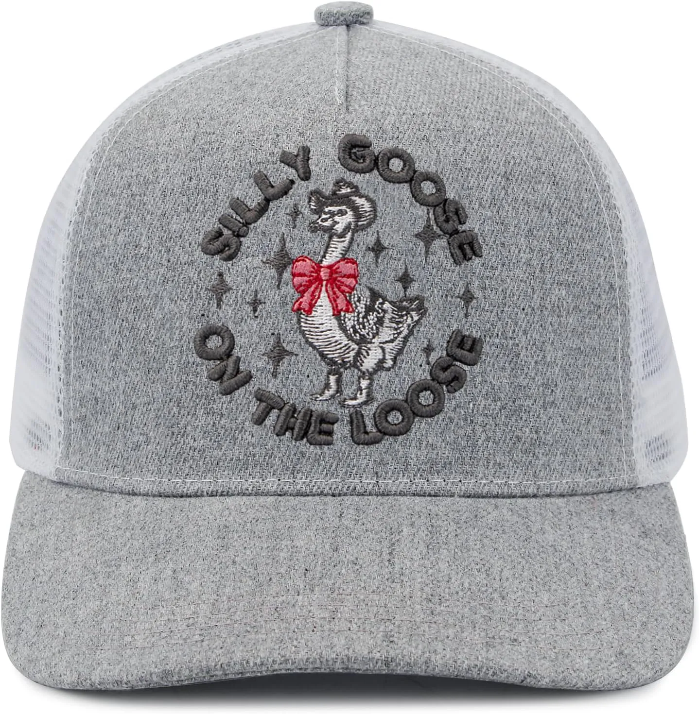 Unisex Trucker Adjustable Mesh Baseball Cap Dad Hat for Men Women Breathable Mesh Side with Stainless Steel Cap Buckle
