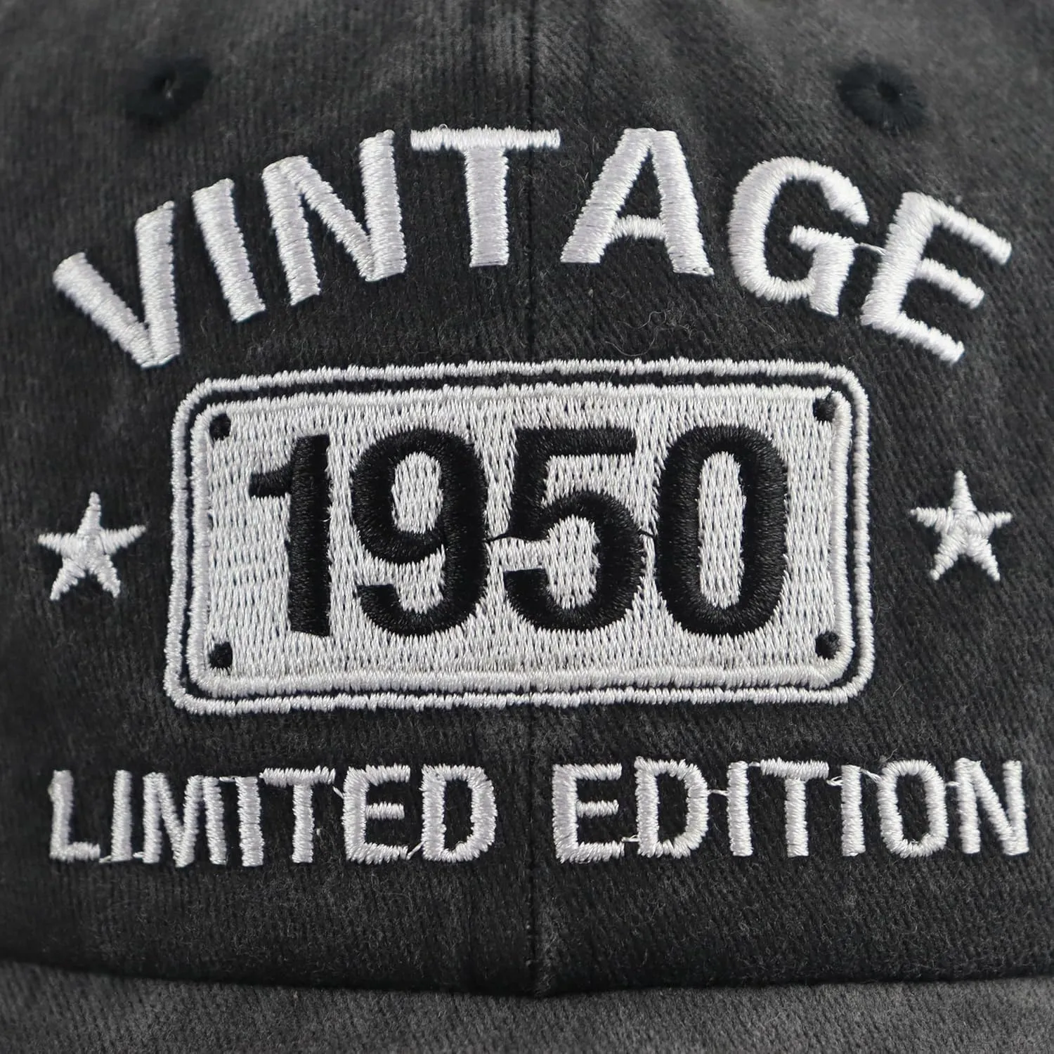 Vintage 1954 1953 1952 1951 1950 1949 1948 1947 1946 1945 Limited Edition Adjustable Embroidered Baseball Cap