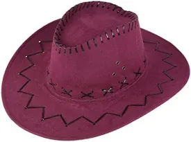 Women Men Fashion Classic Wide Brim Western Cowboy Hat with Belt Buckle Outdoor Fedora Hat