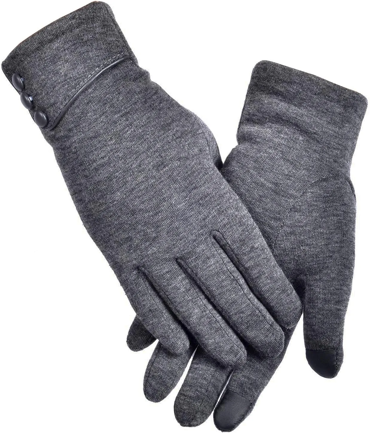 woogwin Womens Winter Gloves Touch Screen Warm Fleece Lined Thick Thermal Windproof Ladies Snow Gloves for Cold Weather